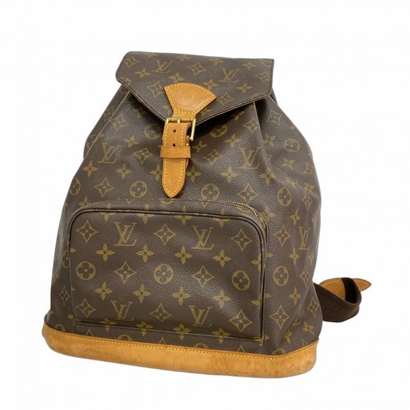 Louis Vuitton Monogram Montsouris GM Backpack M51135 Brown Women's - Picture 1 of 13